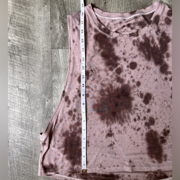 Lululemon Cut Back Crop Tank Top Marble Dye Silky French Press - Picture 7 of 10